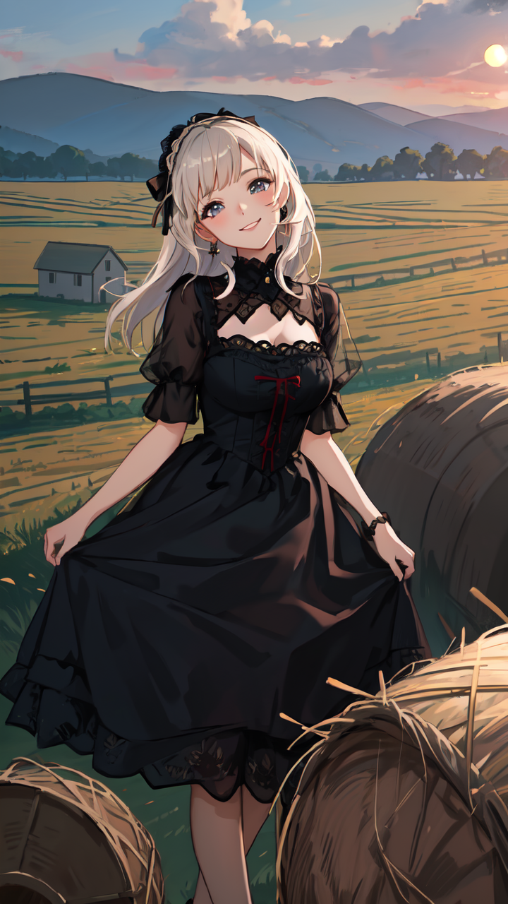 动漫洛丽塔少女全身图片