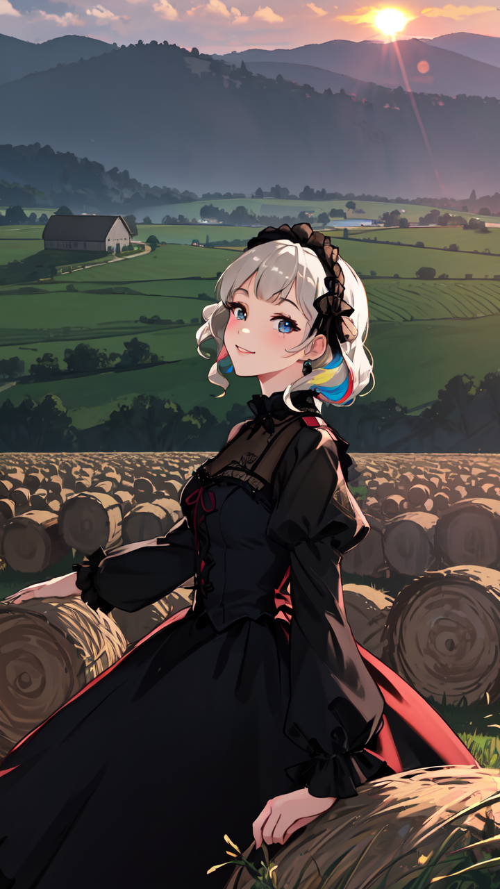 动漫洛丽塔少女全身图片