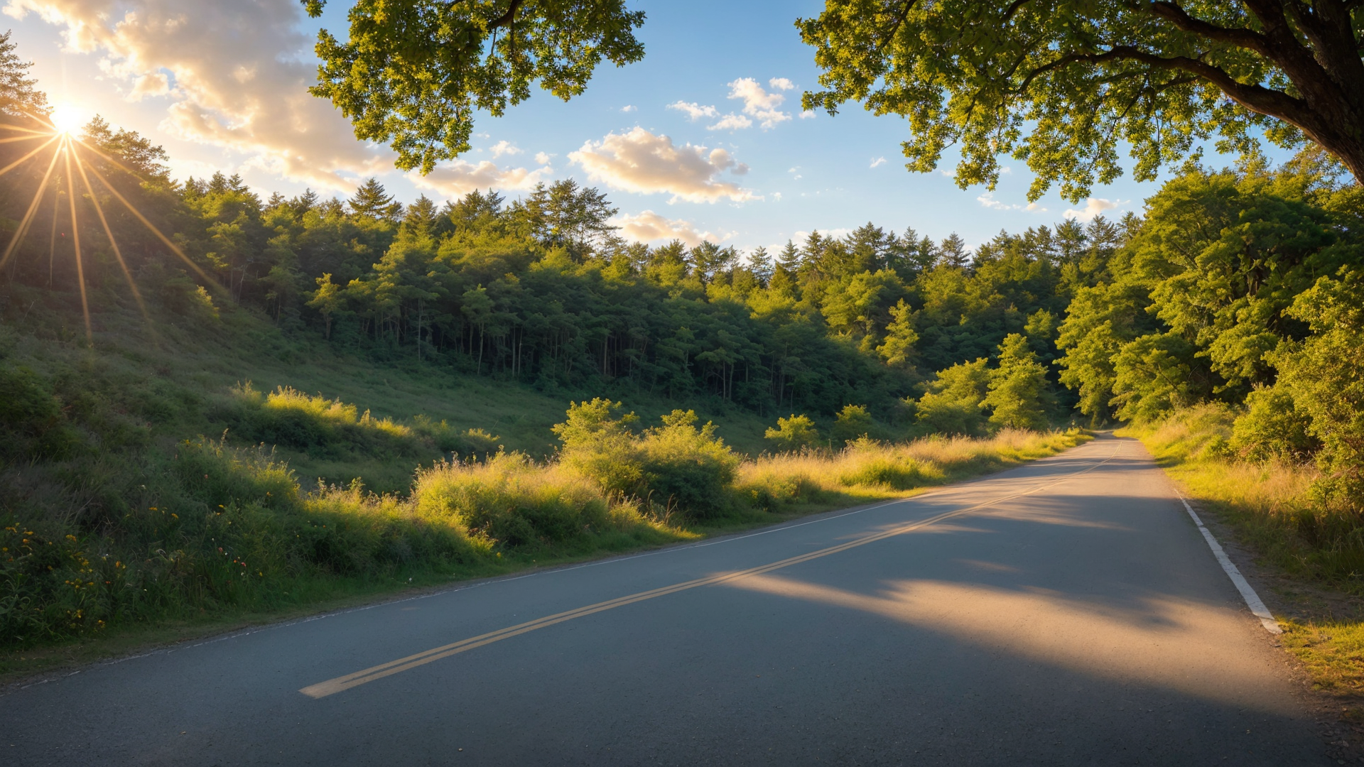 早晨日出照射在大地的精彩美图赏析