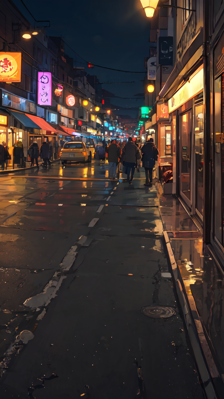 二次元温馨治愈美景高清手机壁纸