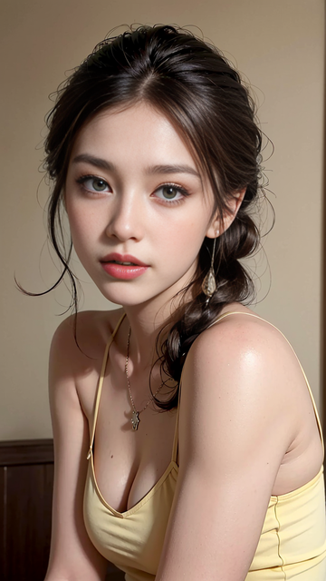 极度养眼小姐姐穿上<strong>性感</strong>V领吊带睡裙尽显撩人姿态高清手机壁纸