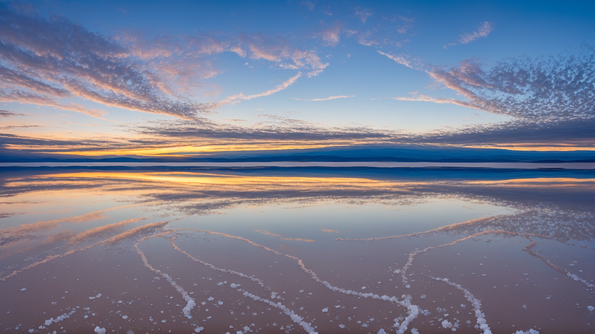 勇敢面对风与天空,玻利维亚乌尤尼盐湖自然风景系列3高清图片