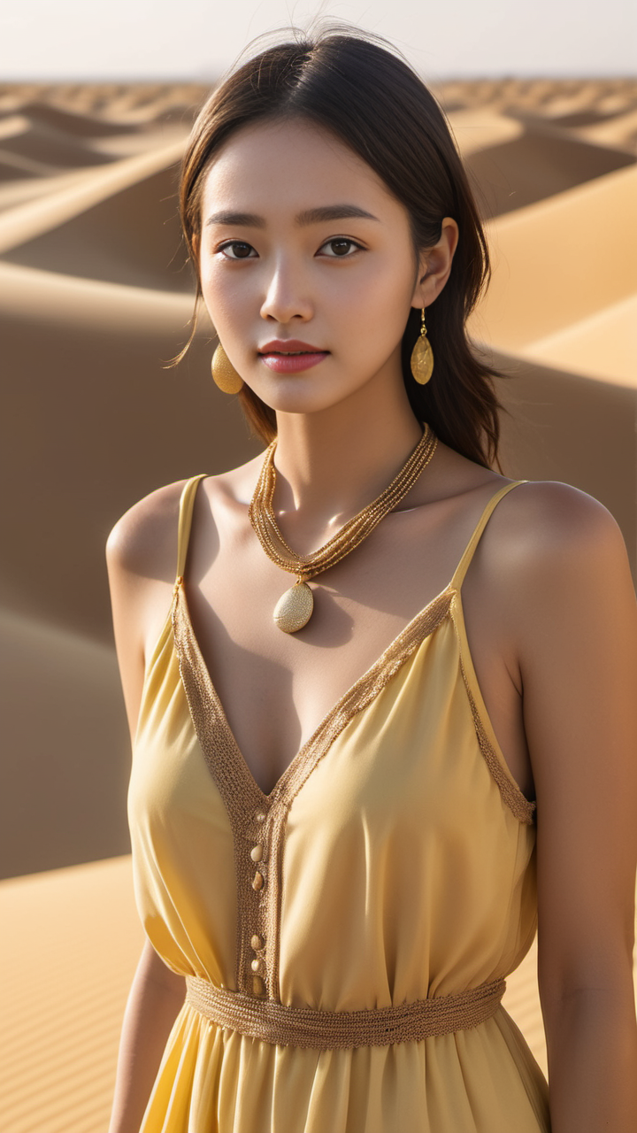 性感大胸美女身穿V领吊带连衣裙气质真的很迷人,天生丽质高清美女写真图片